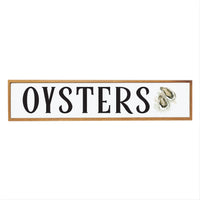 Oysters 10x44 Barnwood Sign