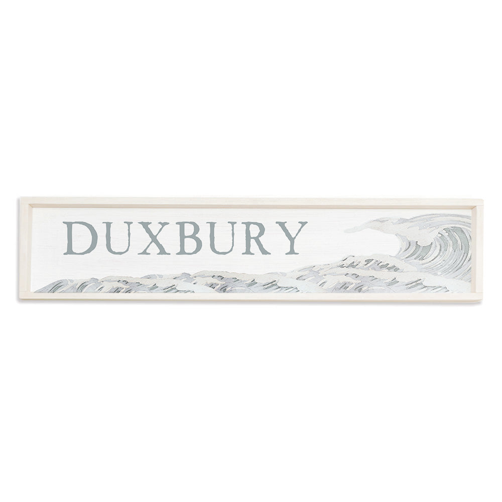 Wave Personalized 10x44 Barnwood Sign