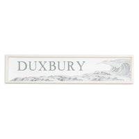 Wave Personalized 10x44 Barnwood Sign