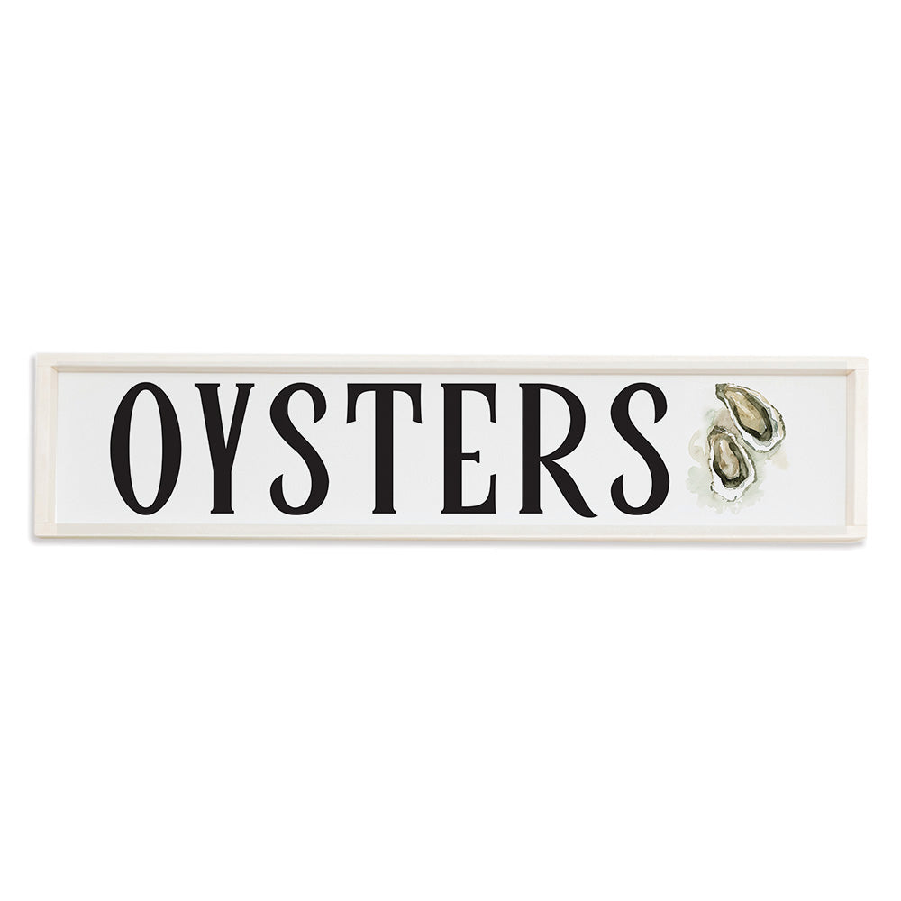 Oysters 10x44 Barnwood Sign