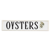 Oysters 10x44 Barnwood Sign