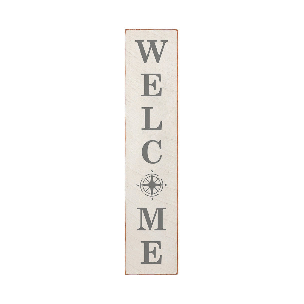 Compass Welcome Barn Wood Sign