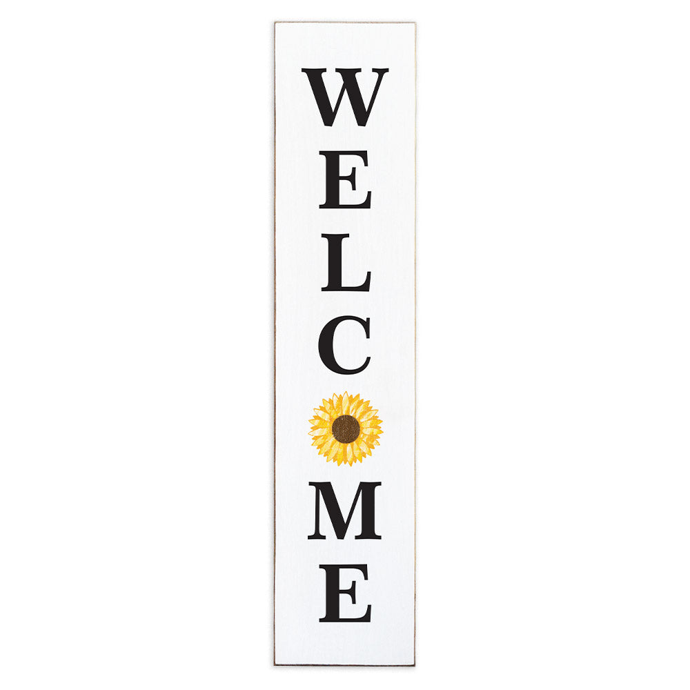 Sunflower Welcome Porch Leaner