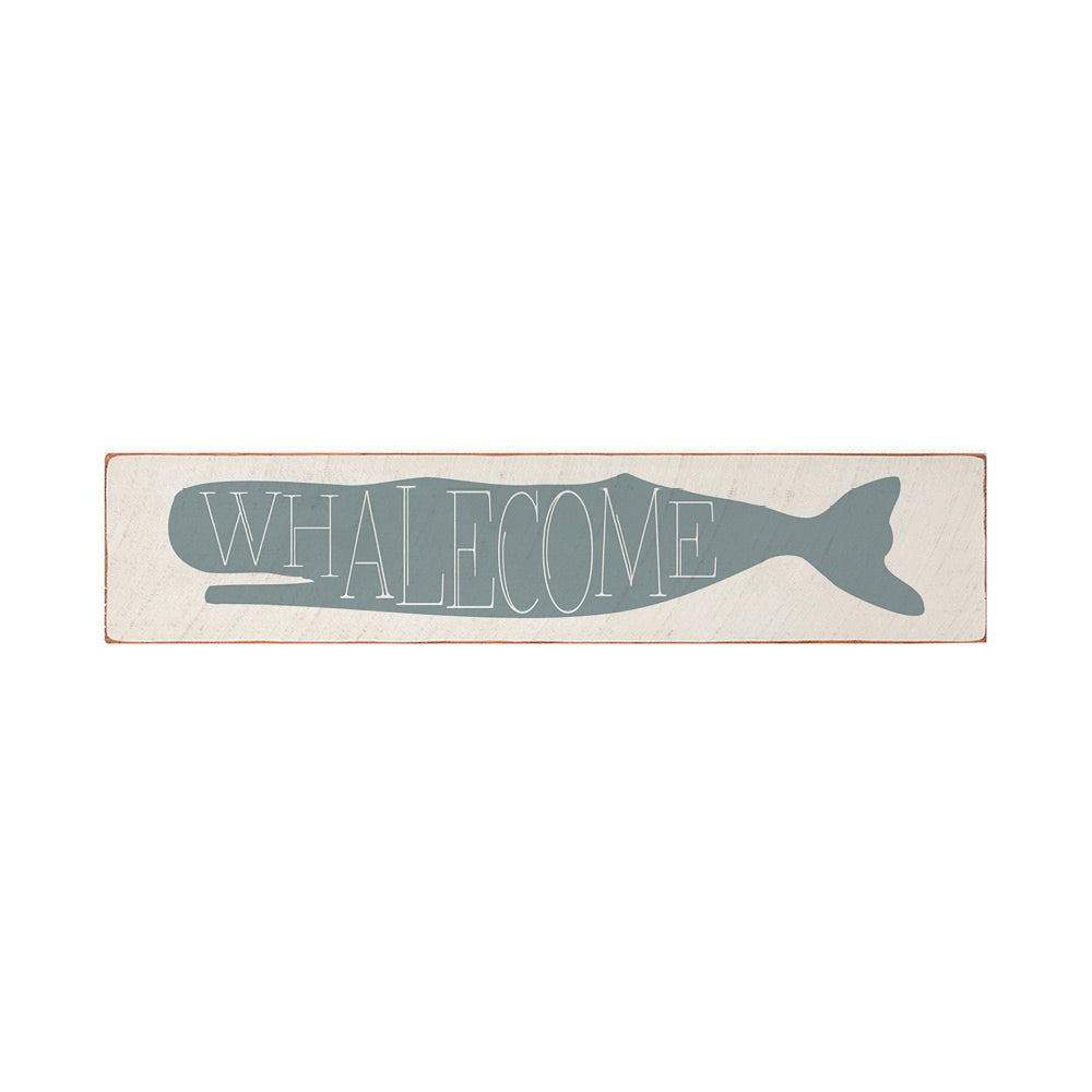 Whalecome Barn Wood Sign