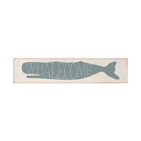 Whalecome Barn Wood Sign