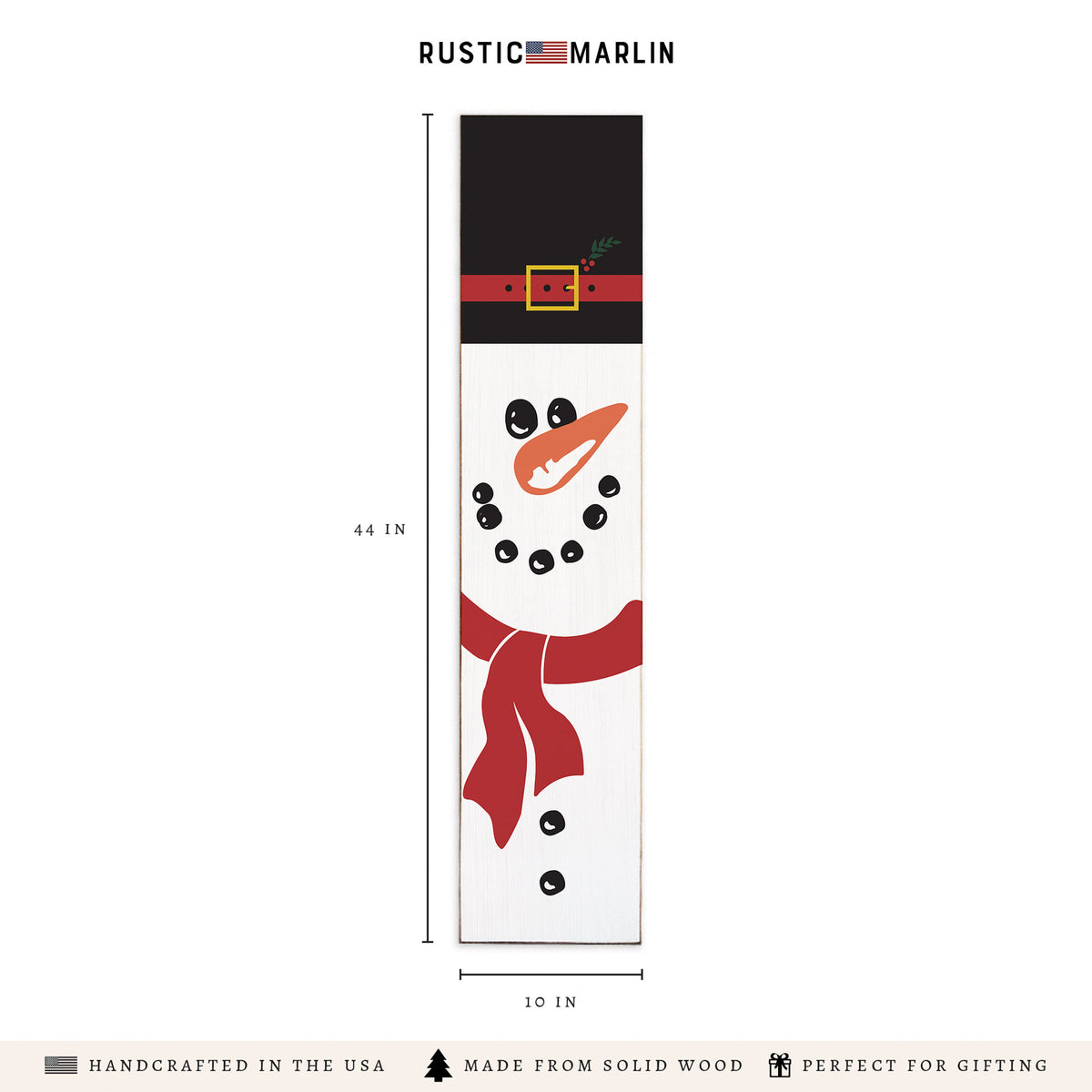 Snowman Porch Leaner