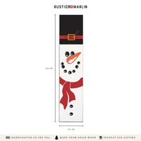 Snowman Porch Leaner