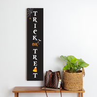 Trick or Treat Barnwood Sign