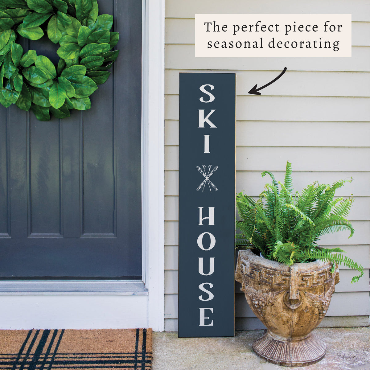 Ski House Porch Leaner