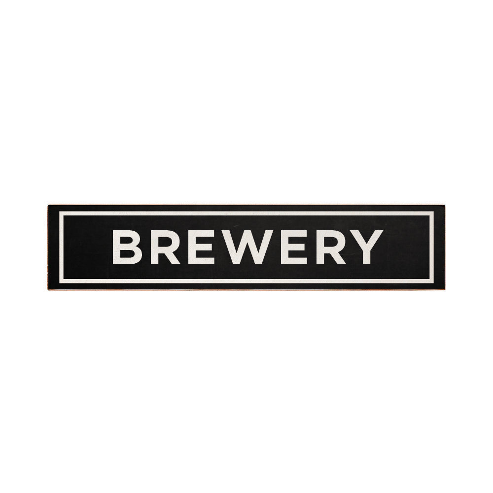 Bold Black Bordered Personalized Barn Wood Sign