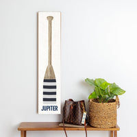 Oar Personalized Barn Wood Sign