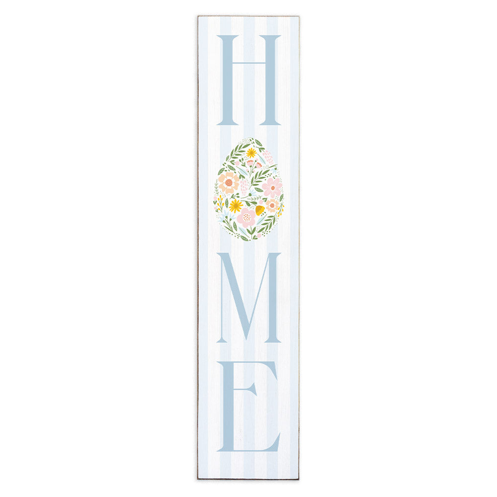 Floral Easter Egg Home Porch Leaner