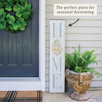 Floral Easter Egg Home Porch Leaner