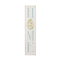 Floral Easter Egg Home Leaner