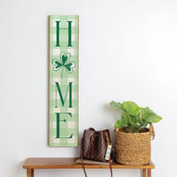 Plaid Shamrock Home Leaner