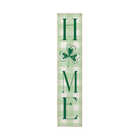 Plaid Shamrock Home Leaner