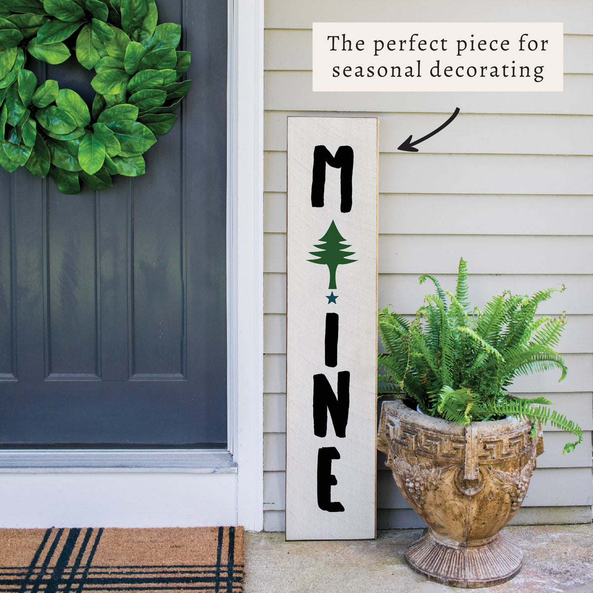 Maine Flag Porch Leaner
