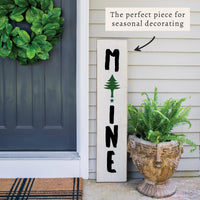 Maine Flag Porch Leaner