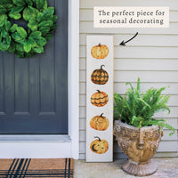 Fall Pumpkins Porch Leaner