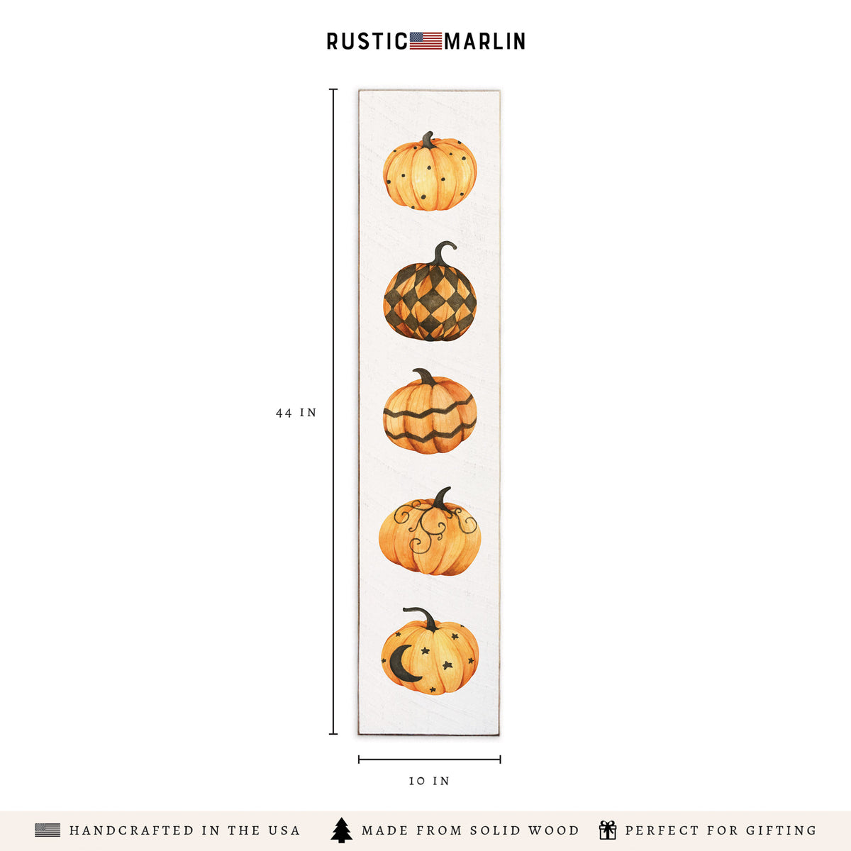 Fall Pumpkins Porch Leaner