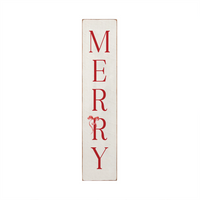 Vertical Merry Barnwood Sign