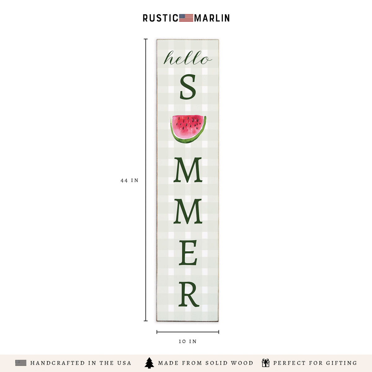 Hello Summer Watermelon Leaner