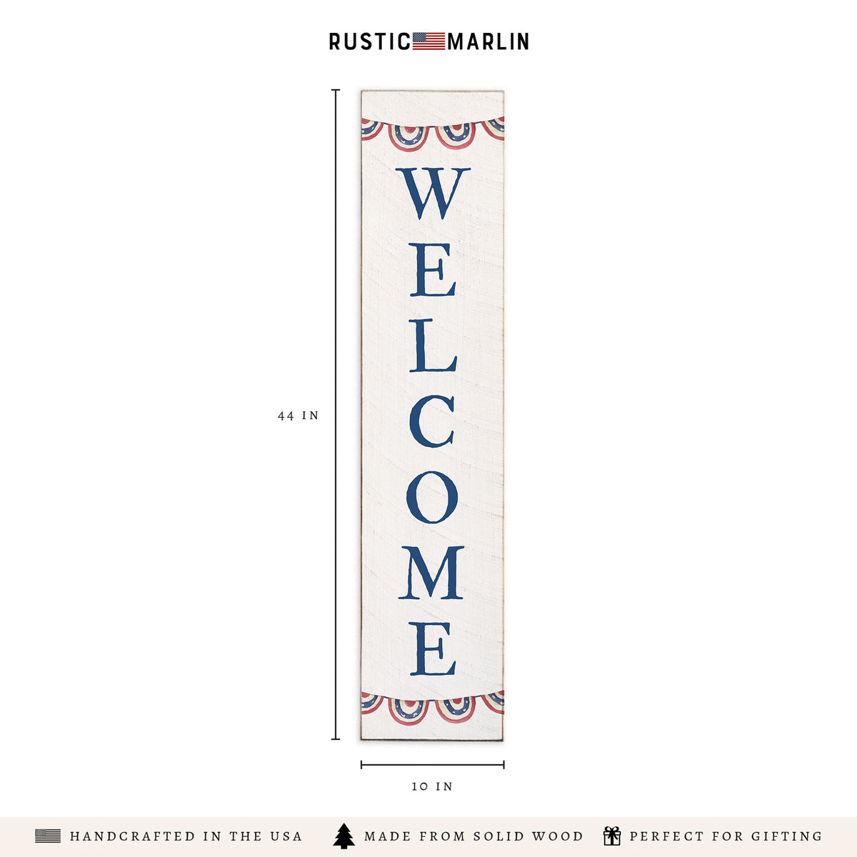 America Banner Porch Leaner