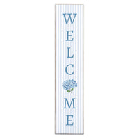 Blooming Hydrangea Welcome Porch Leaner