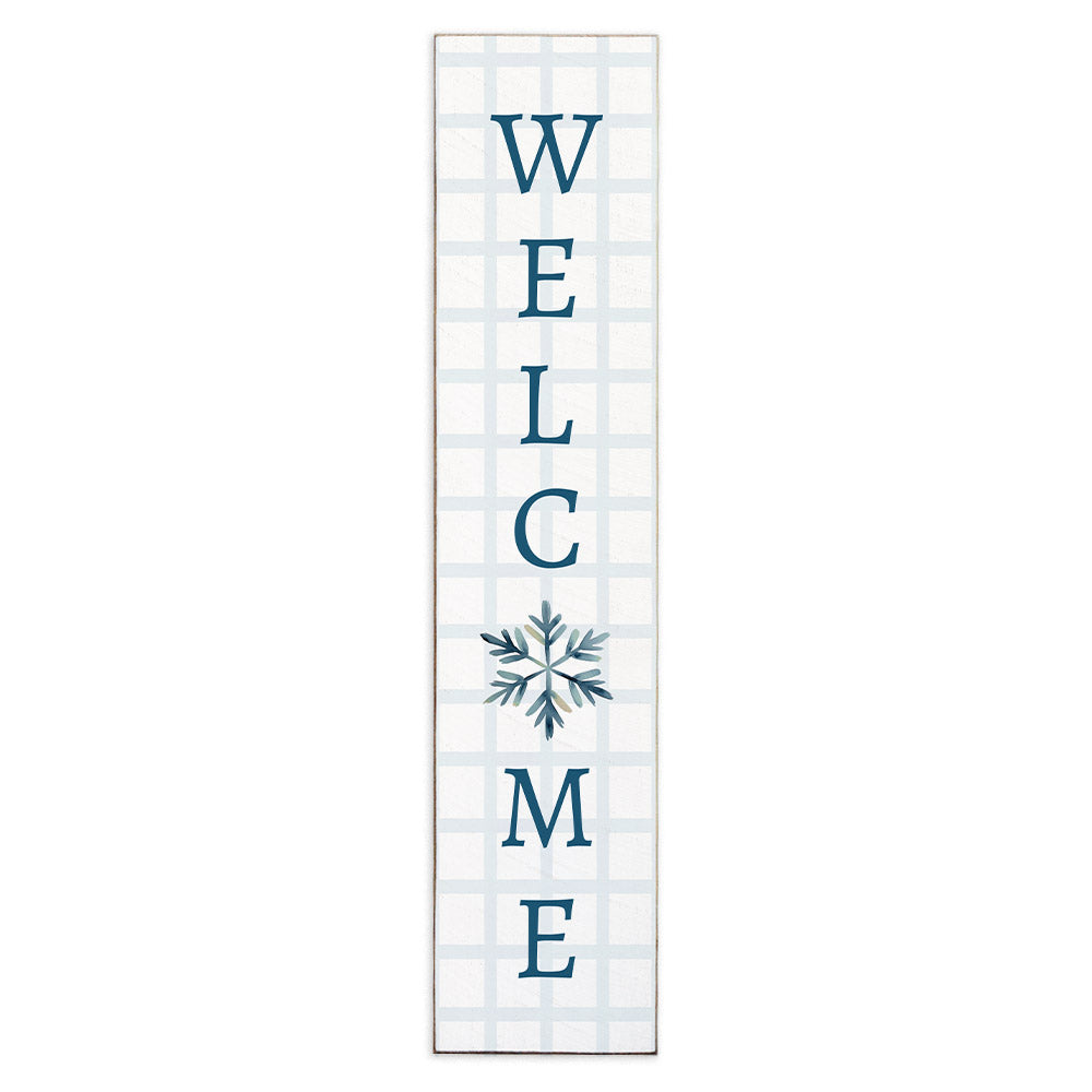 Snowflake Welcome Porch Leaner