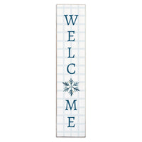 Snowflake Welcome Porch Leaner