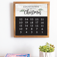 Countdown To Christmas Wall Art