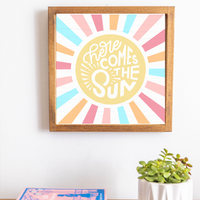 Here Comes The Sun Wall Art