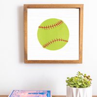 Softball Wall Art