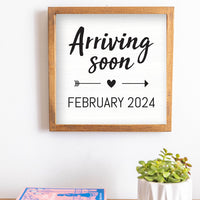 Arriving Soon Personalized Wall Art