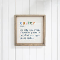Easter Definition Wall Art