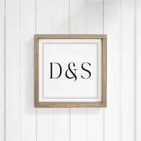 Initials Personalized Wall Art