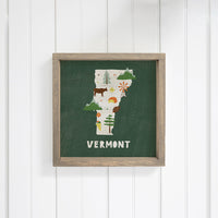 Vermont State Icons Wall Art