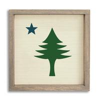 Maine Flag Symbol Wall Art