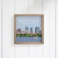 Boston City Massachusetts Wall Art