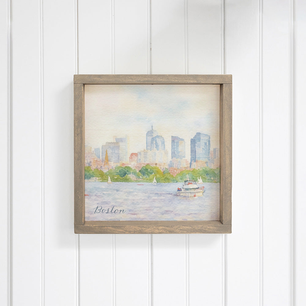 Boston City Wall Art