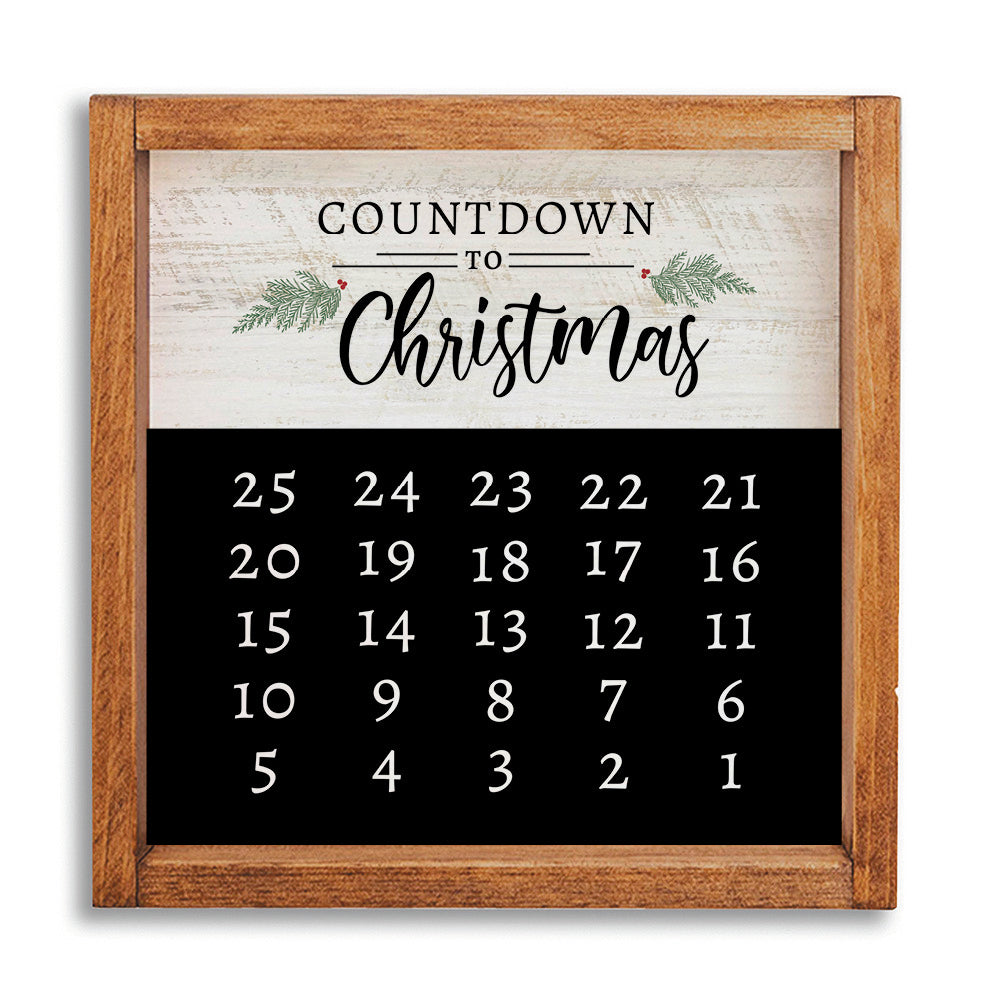 Countdown To Christmas Wall Art