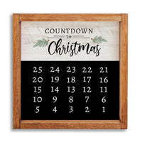Countdown To Christmas Wall Art