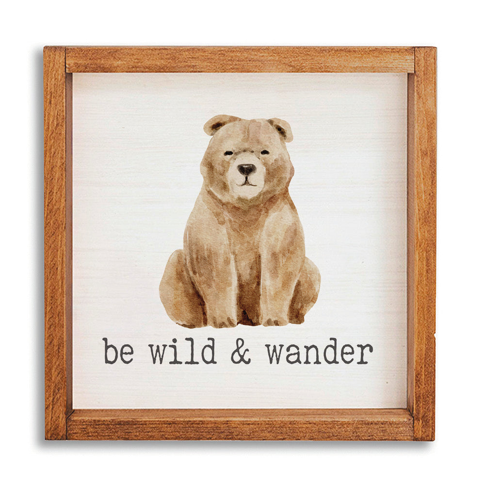 Be Wild & Wander Wall Art