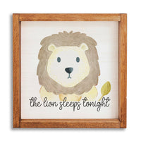 Lion Sleeps Tonight 12" x 12" Wall Art