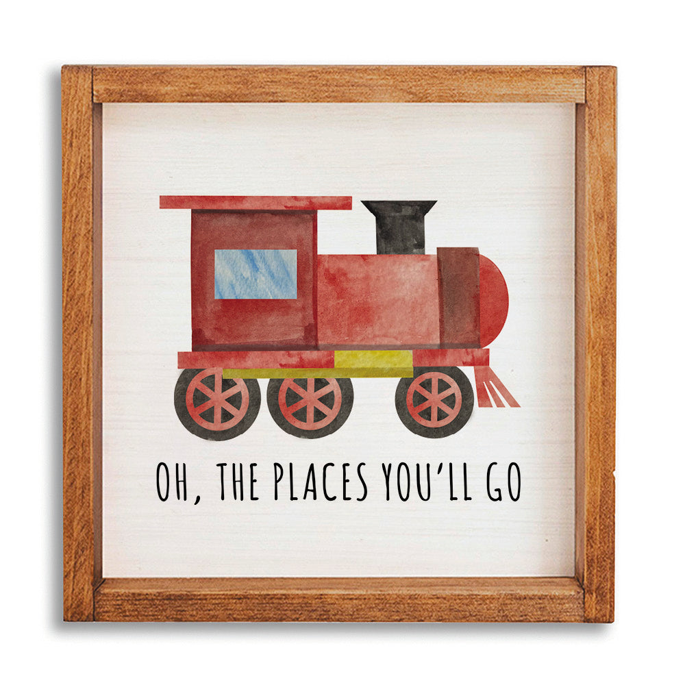 Oh The Places You'll Go 12" x 12" Wall Art