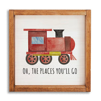 Oh The Places You'll Go 12" x 12" Wall Art