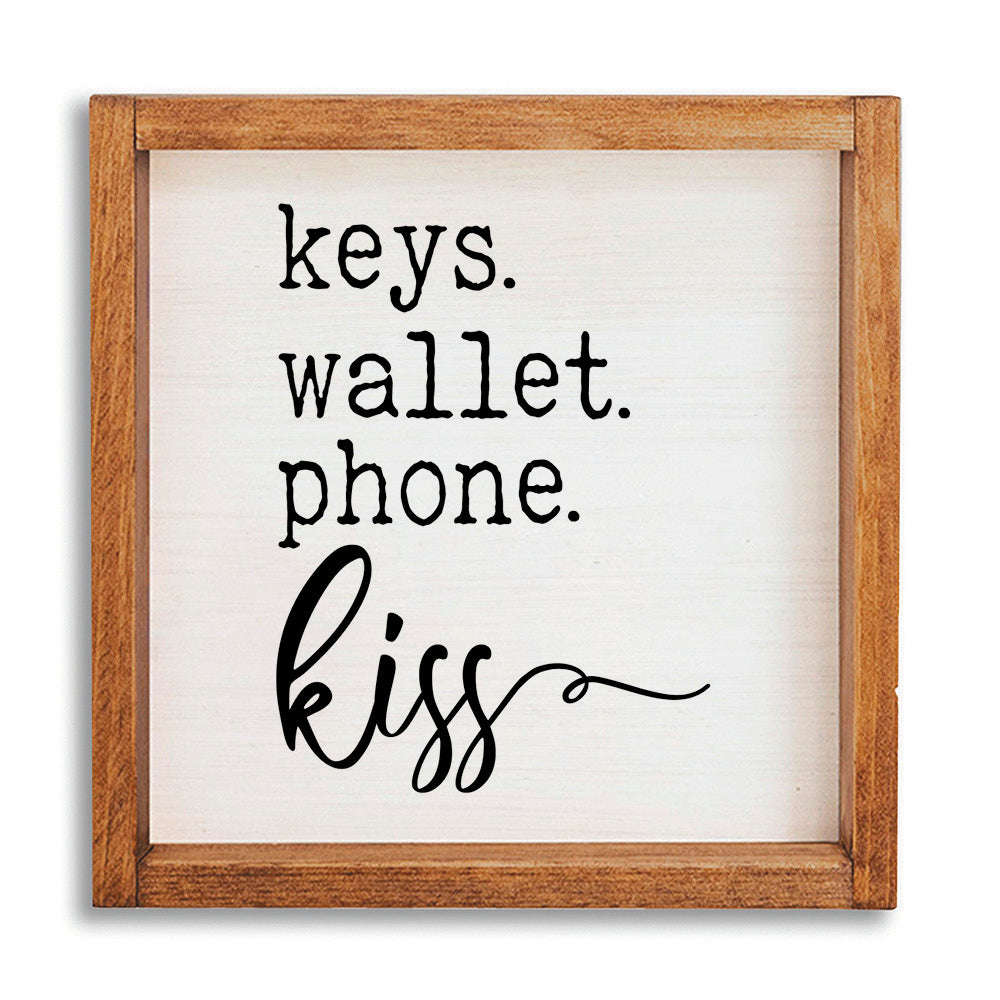 Kiss Block Wall Art