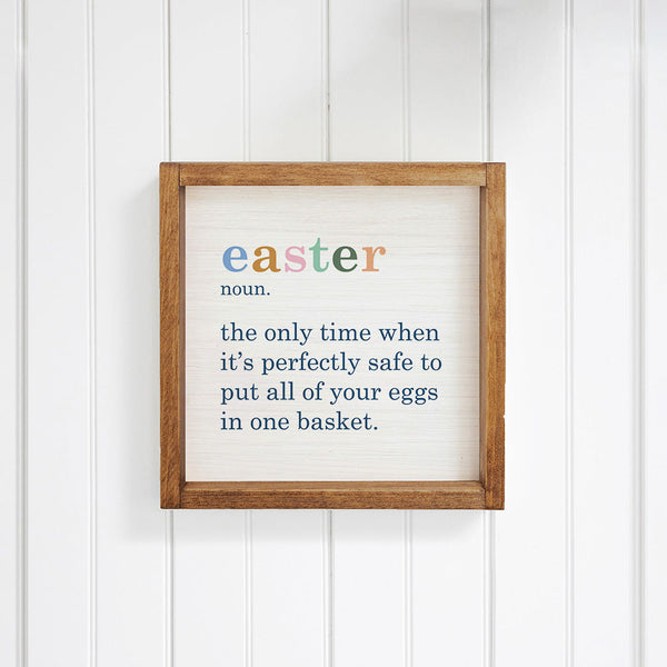 Easter Definition Wall Art