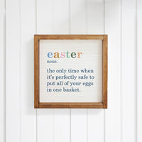Easter Definition Wall Art