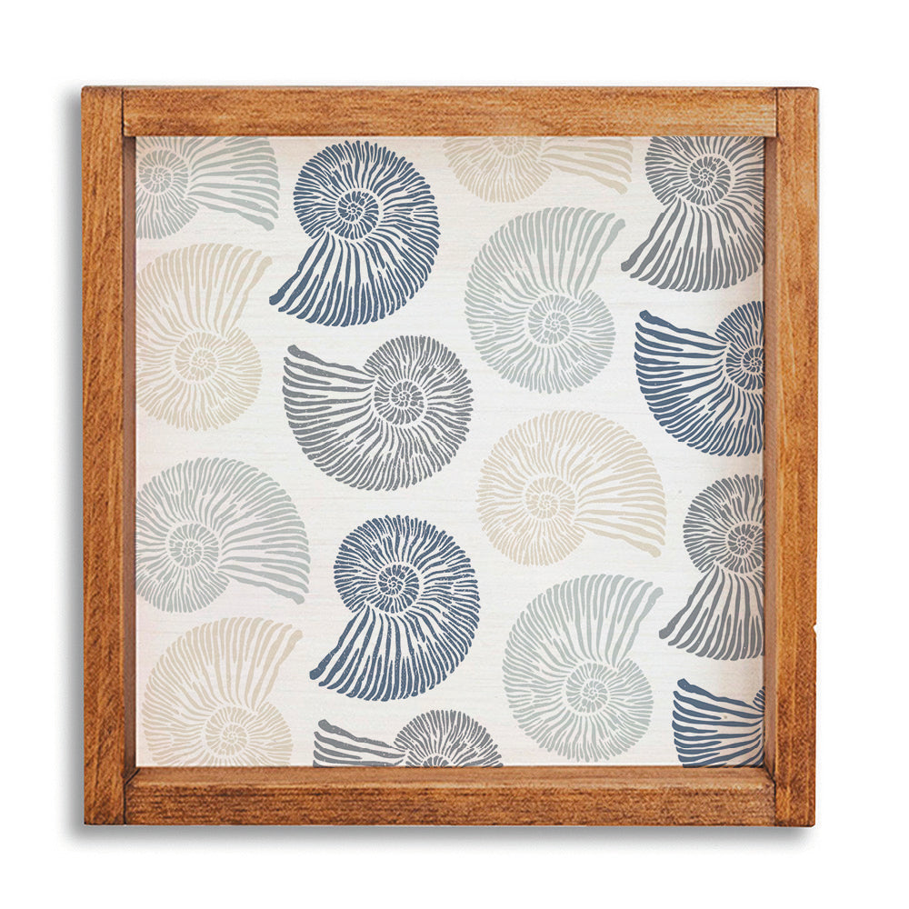 Repeating Shell 12" x 12" Wall Art